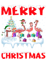 Xmas Lighting Funny Merry Flocking Flamingo Christmas Meaningful Gift Tote Bag