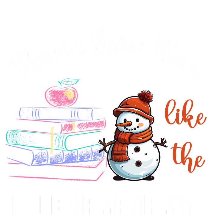 There S Snow Place Like The Library Christmas Tie-Dye Long Sleeve Shirt