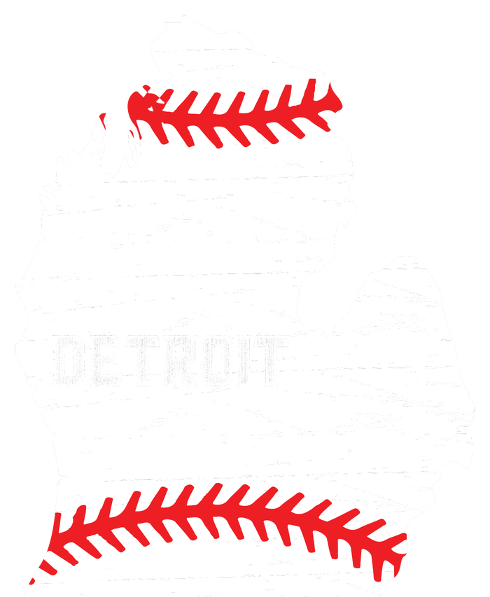 Detroit Michigan Baseball Tie-Dye T-Shirt