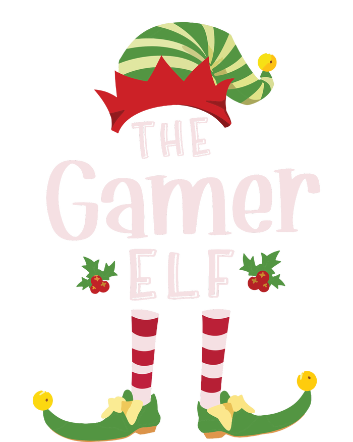 Gamer Christmas Elf Matching Pajama Xmas Party Canvas