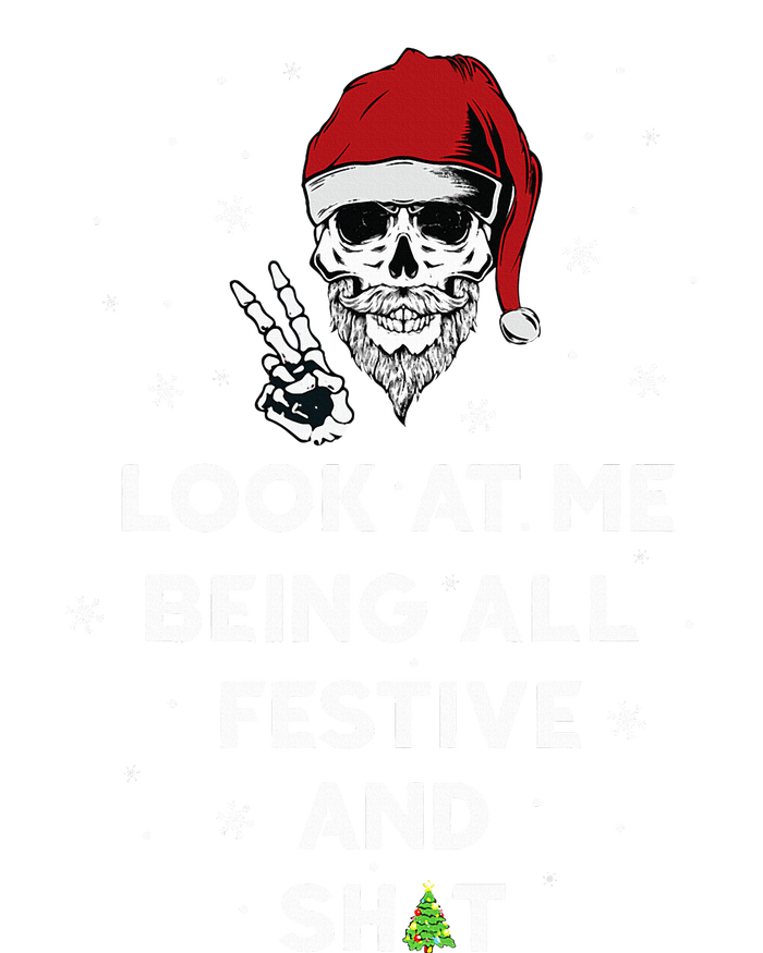 Look At Me Being All Festive And Shits Humorous Xmas Women's Fleece Hoodie