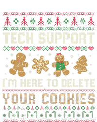 Ateesdas Tech Support I'm Here to Delete Your Cookies xmas Ugly Women's Flannel Pajama Set