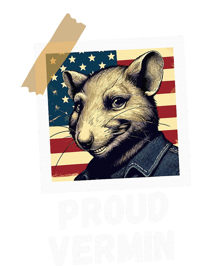 Mouse Proud Vermin Vote Blue T-Shirt