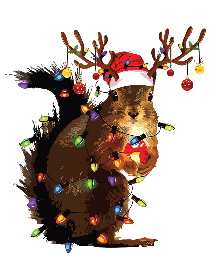 Christmas Squirrel Lights T-Shirt