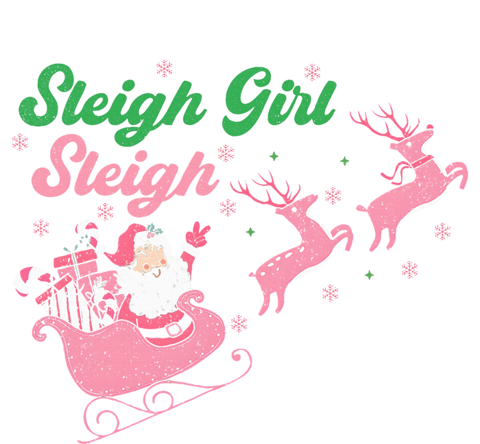 Groovy Pink Christmas Coffee Sleigh Girl Sleigh Xmas Holiday  Performance Fleece Hoodie