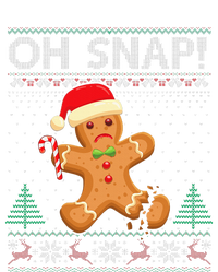 Gingerbread Man Cookie Ugly Sweater Oh Snap Christmas  Toddler Hoodie