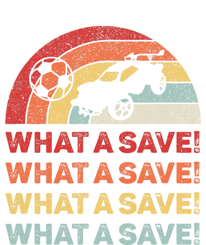 Vintage Retro What A Save Rocket Soccer Car League  T-Shirt