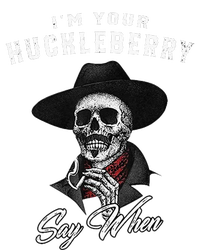 I'm Your Huckleberry Say When  Women’s Perfect Tri Rocker Tank