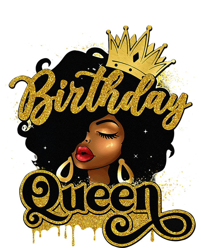 Birthday Afro Girl Melanin Queen African American  Women's T-Shirt