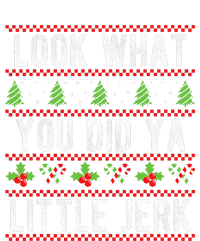 Look What You Did Ya Little Jerk Christmas Holiday  Softstyle Adult Sport Polo