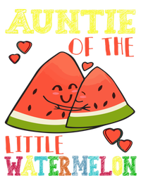 Auntie Of The Little Watermelon Cute Melon Family Matching Gift Women's Flannel Pajama Set