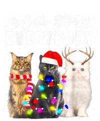 Cats For Everybody Funny Christmas Pajama Xmas Cat Lover Gift Women's T-Shirt