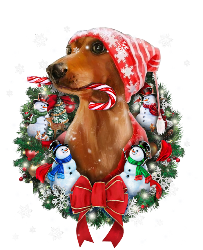 Dachshund Christmas Ornat Decoration Doxie Santa Xmas Cute Gift Sustainable Knit Beanie