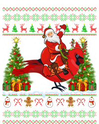 Xmas Sweater Ugly Santa Riding Cardinal Bird Christmas Gift T-Shirt