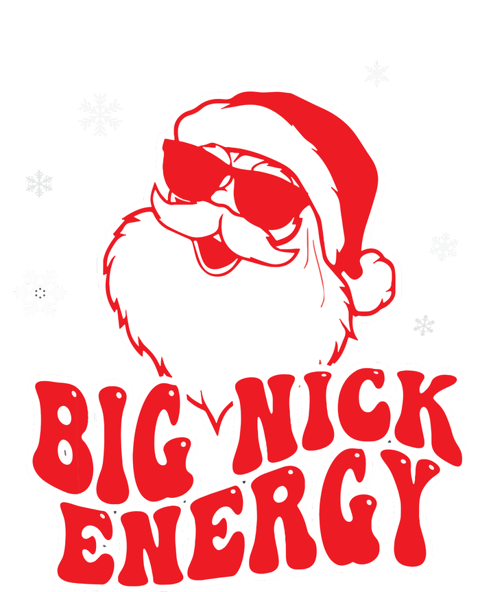 Funny Christmas Big Nick Energy Santa Naughty Adult Humor The Baniff Cuffed Pom Beanie