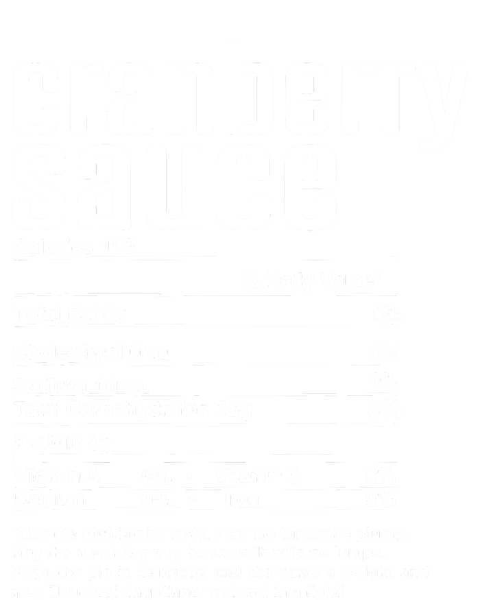 Thanksgiving Christmas Cranberry Sauce Nutritional Facts Womens Funnel Neck Pullover Hood