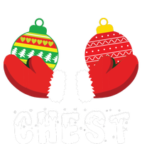 Chest Nuts Christmas Funny Matching Couple Chestnuts Premium T-Shirt