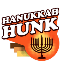 Hanukkah Hunk Menorah 70s Women's T-Shirt