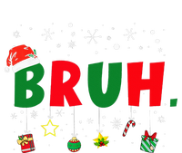 Funny Christmas Bruh Xmas Bruh Matching  Women's Long Sleeve Flannel Pajama Set 