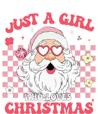 Just A Girl Who Loves Christmas Xmas Creative Funny Santa  USA-Made Snowflake Beanie