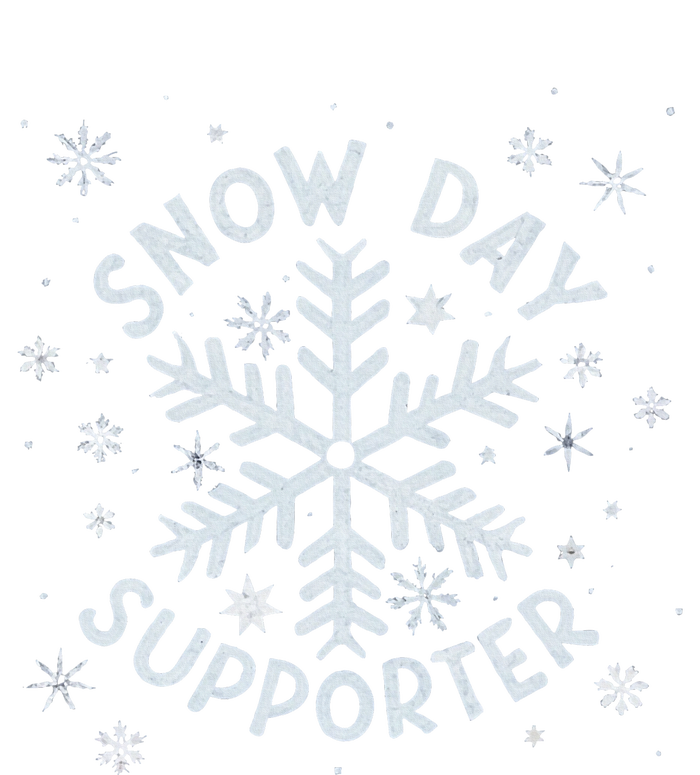 Snow Day Supporter Snowflake Winter Let It Snow  Tall Hoodie