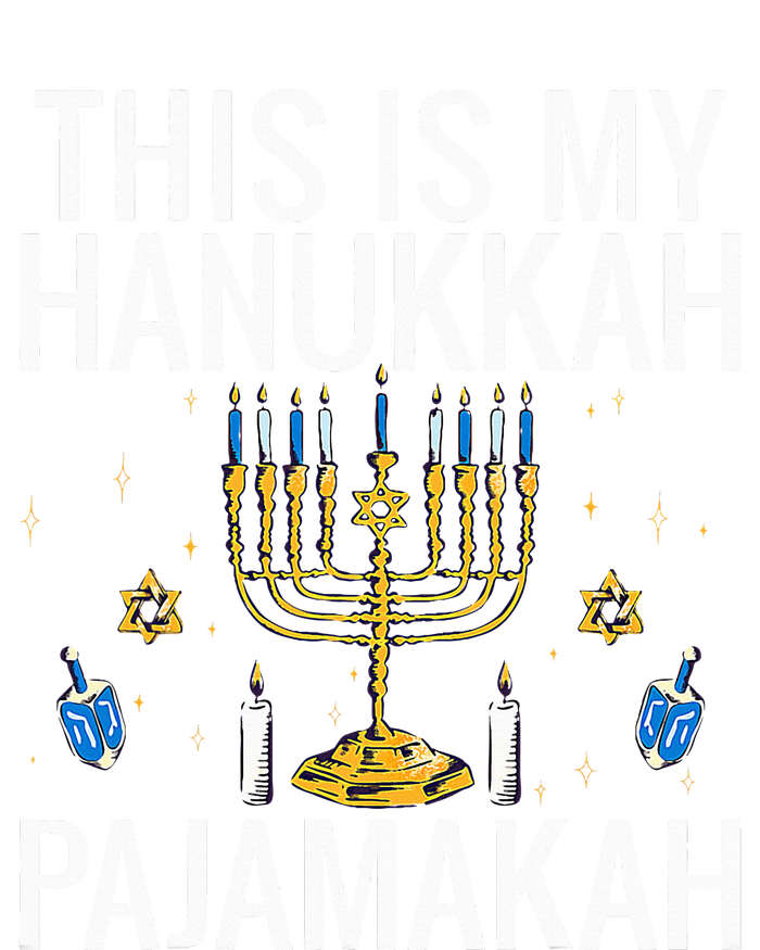 This Is My Hanukkah Pajamakah Menorah Chanukah Pajamas PJs  Kids Long Sleeve Shirt