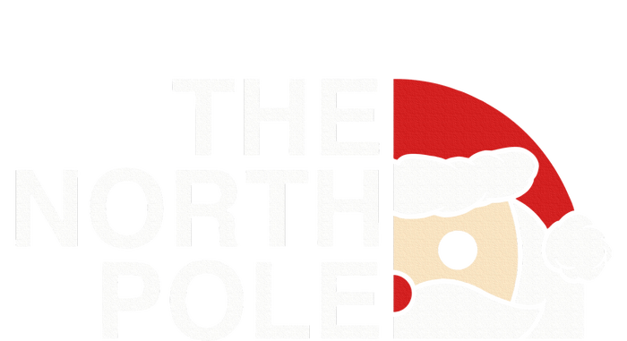 Funny Santa Face Christmas Parody The North Pole Women's T-Shirt