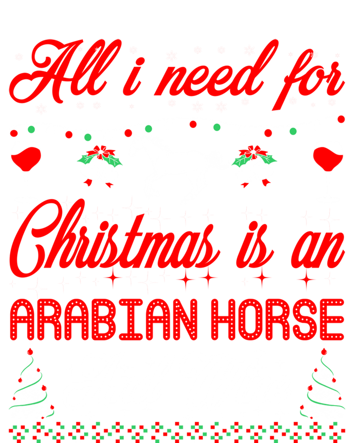 All I Want For Christmas Arabian Horse And Wine Gift Kids Long Sleeve Shirt