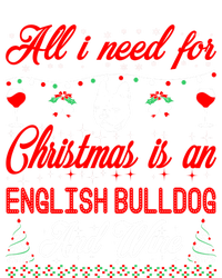 All I Want For Christmas English Bulldog And Wine Gift Ladies Long Sleeve Shirt