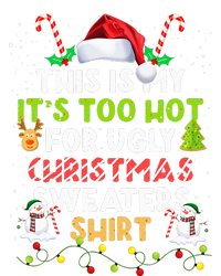 Too Hot Ugly Christmas Sweaters Funny Xmas Family  Kids Tie-Dye T-Shirt