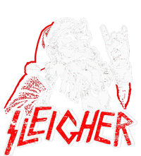 Sleigher Hail Santa Heavy Metal Christmas Rock Xmas Art  Doggie Tank