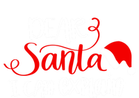 Dear Santa I Can Explain Christmas Xmas Gift Short Acrylic Beanie