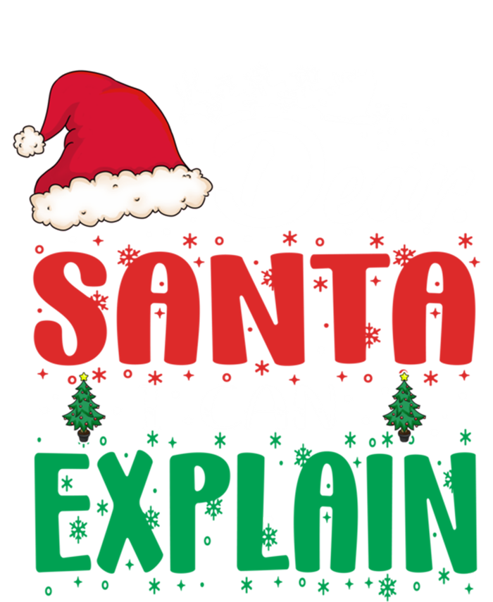 Dear Santa I Can Explain Gift Christmas Funny Novelty Gift Short Acrylic Beanie