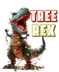 Dinosaur Christmas Tree Rex Xmas Lights Gift Long Sleeve Shirt