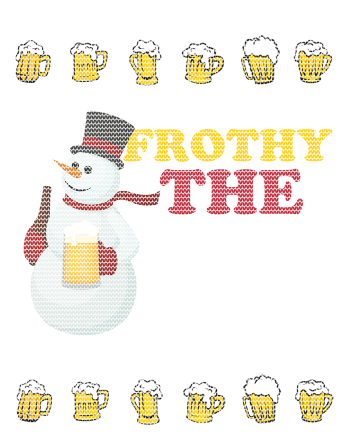 Beer Ipa Craft Beer Ugly Christmas Funny Frothy The Snow Gift Button