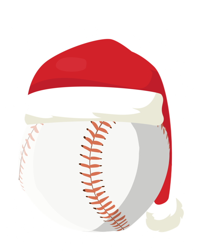 Christmas Baseball Ball Santa Claus Hat Xmas Catcher Pitcher Gift Poster