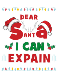 Christmas Dear Santa I Can Explain Funny Santa Claus Joke Cute Gift Premium Hoodie