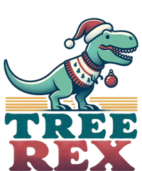 Christmas Dinosaur Tree Rex Retro Groovy Xmas Style Cute Gift T-Shirt