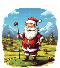 Christmas Santa Claus Golf Xmas Gift T-Shirt