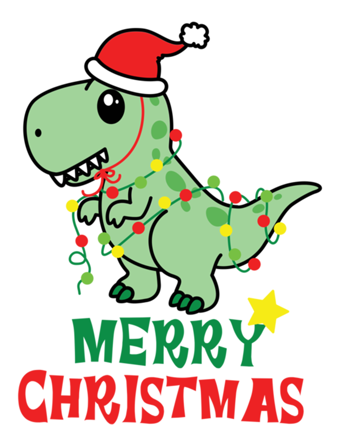 Cute Dinosaur Christmas Tree Rex Gift Kids Hoodie