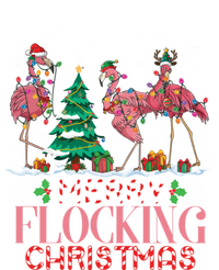 Flamingo Merry Flocking Christmas Funny Xmas Gift Pom Pom 12in Knit Beanie