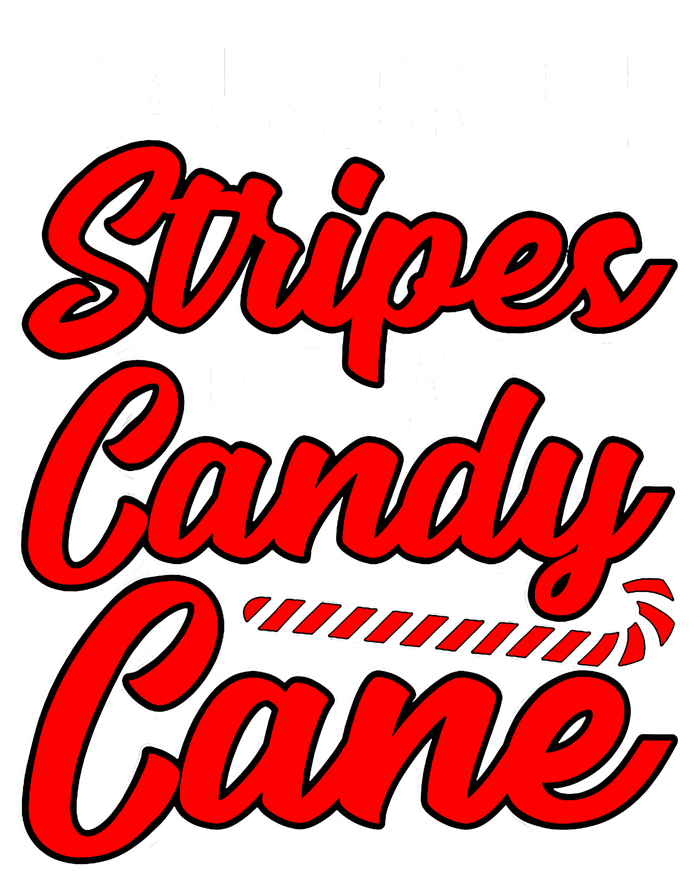 Funny I Can Suck The Stripes Off A Candy Cane Naughty Xmas Gift Short Acrylic Beanie