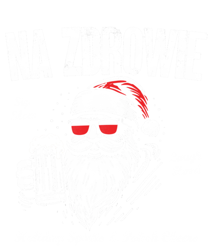 Funny Polish Christmas Santa Cool Na Zdrowie Poland Beer Meaningful Gift USA-Made Snowflake Beanie