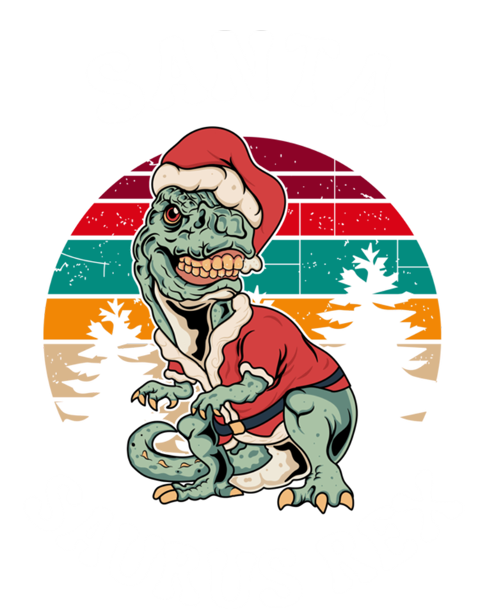 Merry Christmas Santa Saurus T Rex Dinosaurs Pun Tree Rex Cool Gift T-Shirt