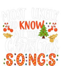 Most Likely To Know All The Christmas Songs Lyrics Xmas Fun Gift Tie-Dye T-Shirt