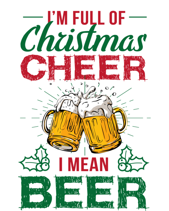 IM Full Of Christmas Cheer I Mean Beer Funny Christmas Gift Mousepad