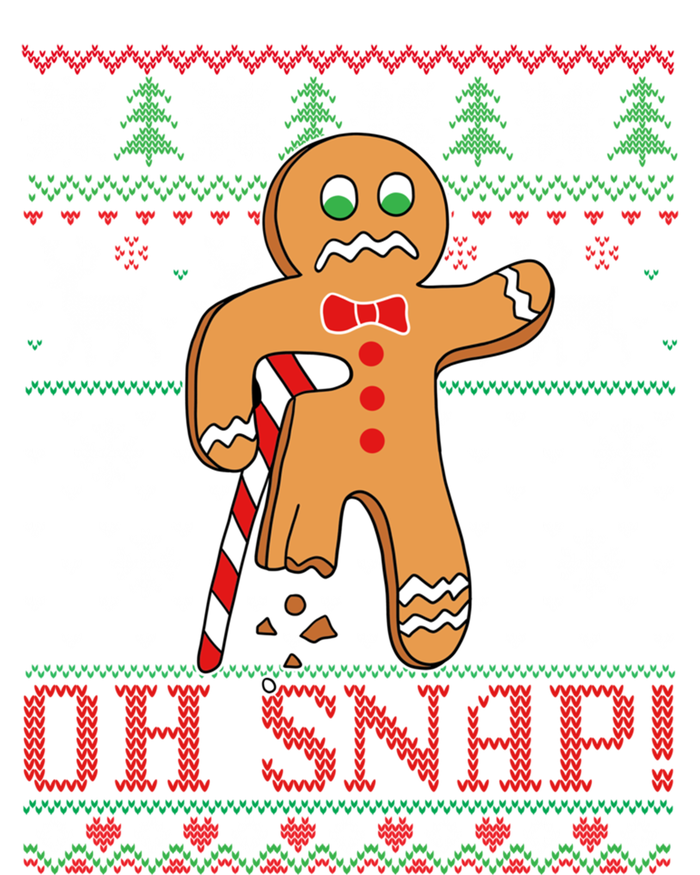 Oh Snap Gingerbread Christmas Xmas Holiday Ugly Cool Gift T-Shirt