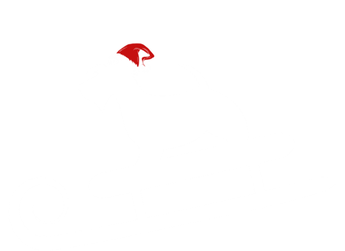 Sledding Scottie Scottish Terrier With Santa Hat Christmas Gift T-Shirt