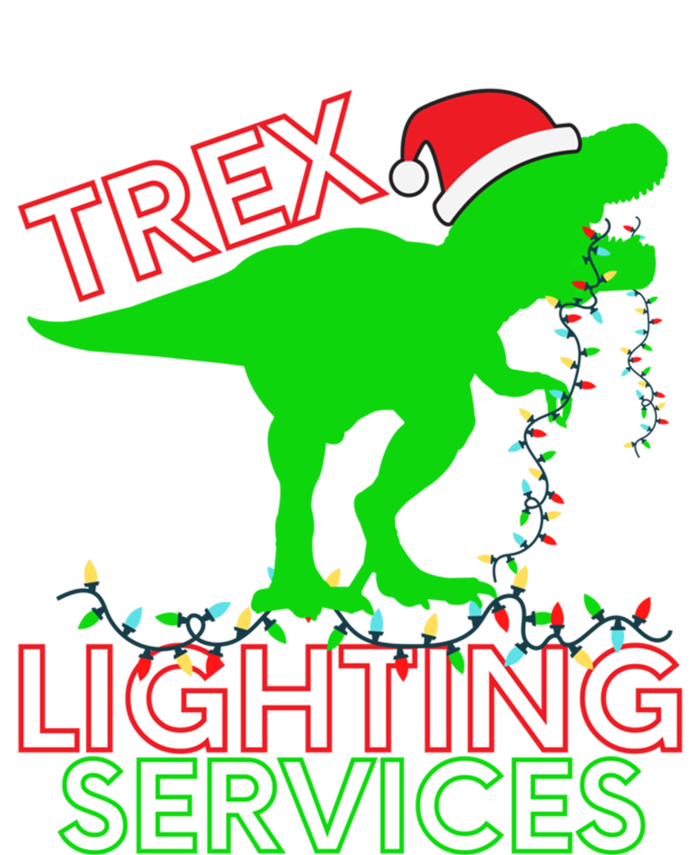 T Rex Dinosaur Christmas Lighting Tree Rex Gift Full Zip Hoodie