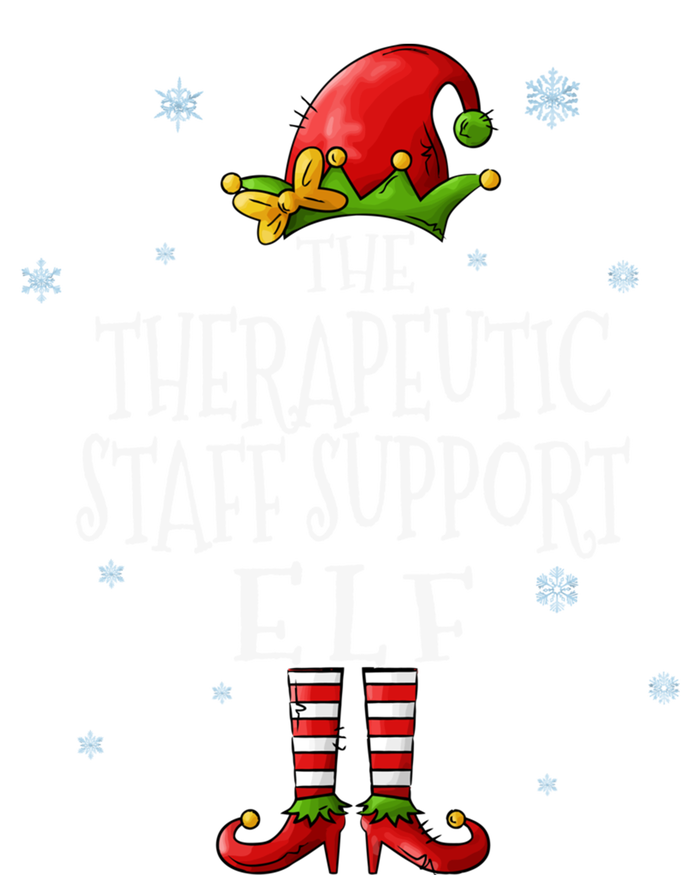 The Therapeutic Staff Support Elf Squad Matching Christmas Great Gift T-Shirt